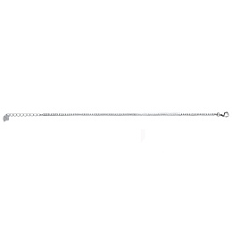 BRACELETPLATED CZSILVER 925 RHODIUM /87194718