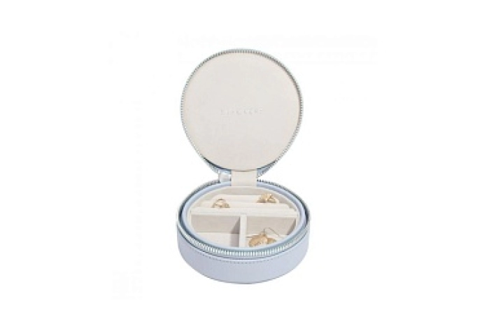 Lavender Round Travel Box