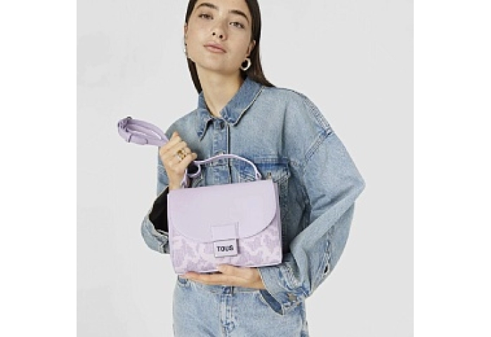 PVC.PU,HANDBAG S.KAOS PIX MAUVE