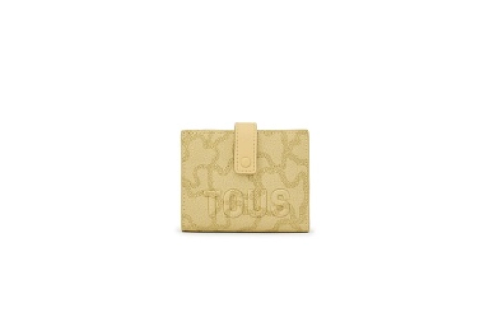 PVC.PU.COT,WALLET S.K ICON CREAM-MULTI