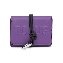 PU.POL,WALLET S.NEW TOUS CLOUD PURPLE