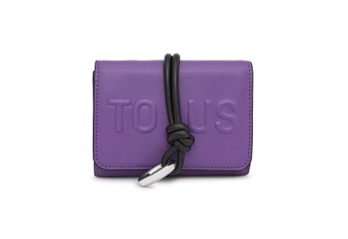 PU.POL,WALLET S.NEW TOUS CLOUD PURPLE
