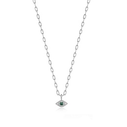 Malachite Evil Eye Necklace