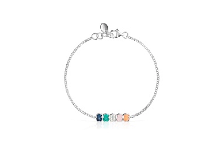 SILVER BRACELET MOP GEMSTONES