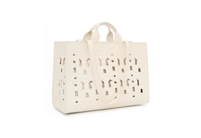 PU.POL,SHOPPER XL. T MANIF CUT BEIGE