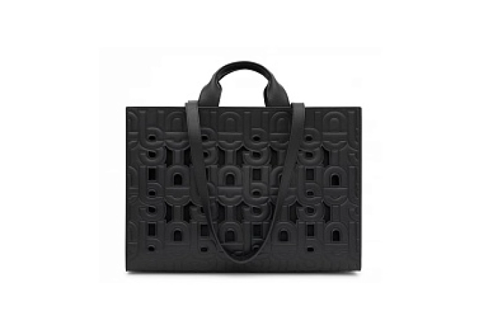 PU.POL,SHOPPER XL. T MANIF CUT BLACK