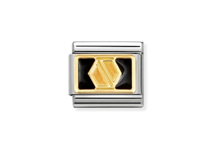Composable Classic PLACCHE acciaioDado placca nera