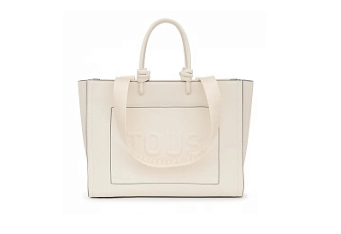 PU.SIL.COT,SHOPPER XL. TLARUE NEW BEIGE
