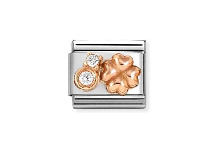 Composable Classic SIMBOLI acciaio,  Quadrifoglio 