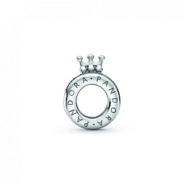 Crown O sterling silver charm /799036C00