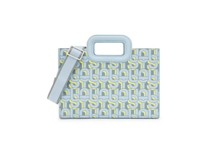 PVC.PU.NYL.CO,SHOPPER M.T MANIF BLUE LIG