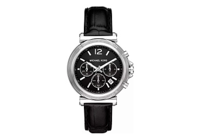 ANALOG WATCH 0 JWL SS LEATHER STRAP
