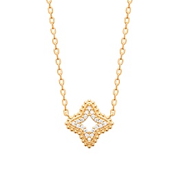 NECKLACECZ 18 KT GOLD PLATED