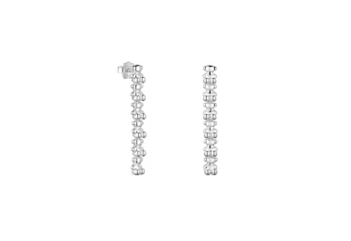 SILVER EARRINGS BEARS 44,2MM