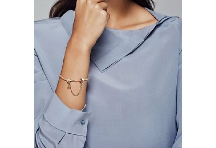 Crown O sterling silver and 14k rose gold-plated s