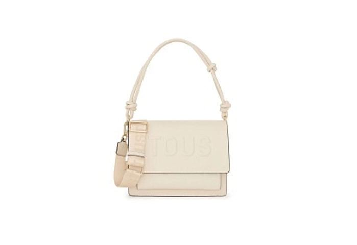 PU.COT,HANDBAG M.AUDRE LARUE NEW BEIGE