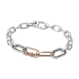 Love script 14k rose gold-plated word link /789686C00