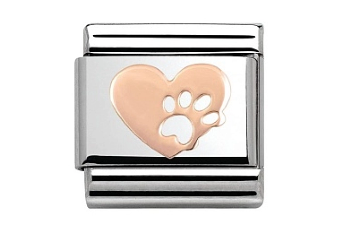 Composable Classic SIMBOLI acciaio  Cuore con orma