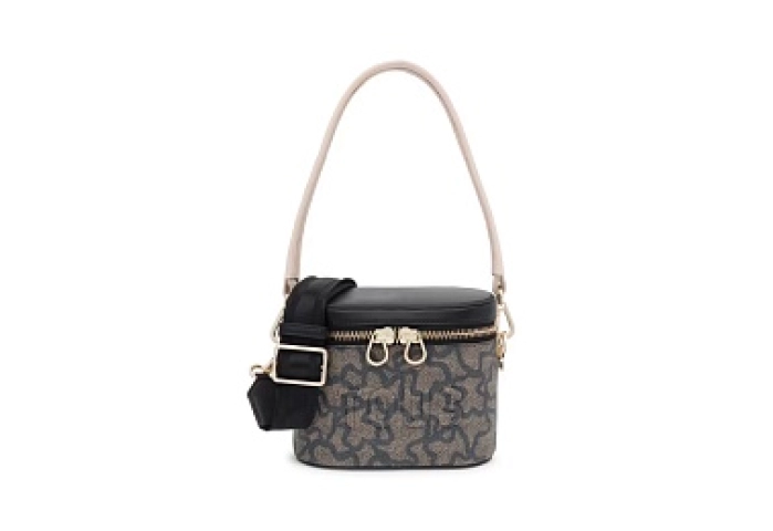 PU.PVC.NY.CO,HANDBAG K ICON BLACK-M