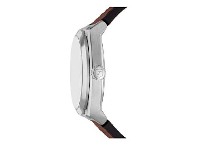 ANALOG WATCH 0 JWL SS LEATHER STRAP