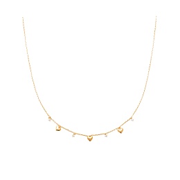 NECKLACECZ 18 KT GOLD PLATED