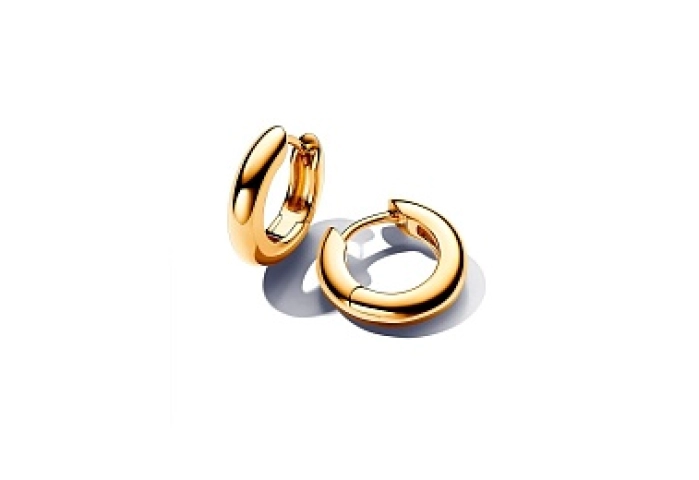 14k Gold-plated hoop earrings