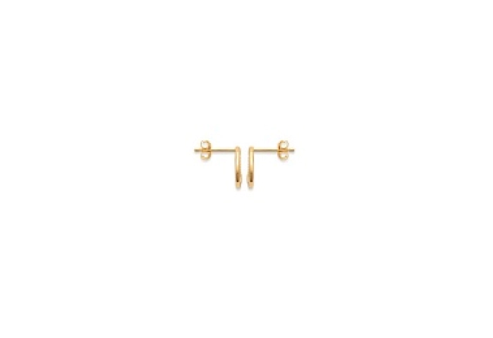EARRINGS 18 KT GOLD PLATED CZ /2572210