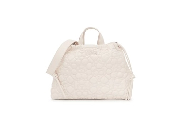 PU.COT.SI,HANDBAG M.T BOLD BEIGE