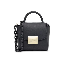 PU.PVC,MINI HANDBAG T LUCIA BLACK