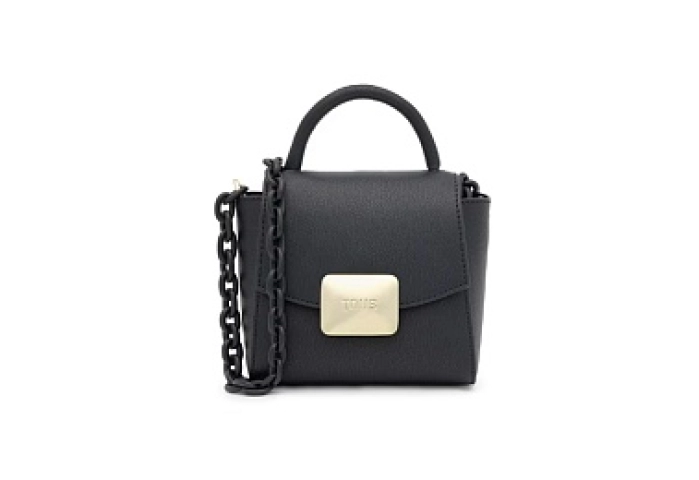 PU.PVC,MINI HANDBAG T LUCIA BLACK