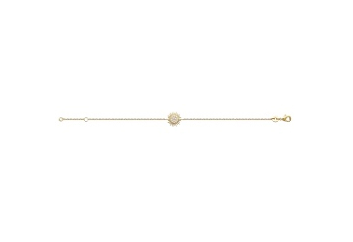 BRACELETCZ 18 KT GOLD PLATED