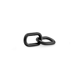 Black ceramic double link /709681C01