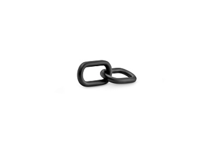 Black ceramic double link /709681C01