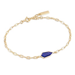 LAPIS EMBLEM CHAIN BRACELET