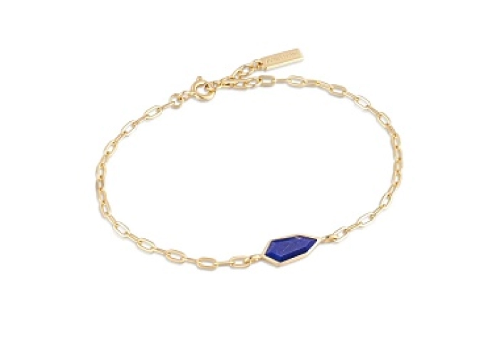 LAPIS EMBLEM CHAIN BRACELET