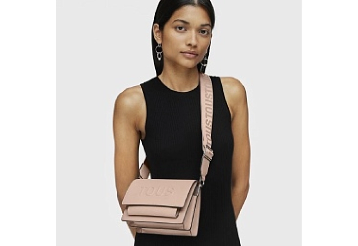 PU.COT,HANDBAG S.AUDRE LARUE NEW TAUPE