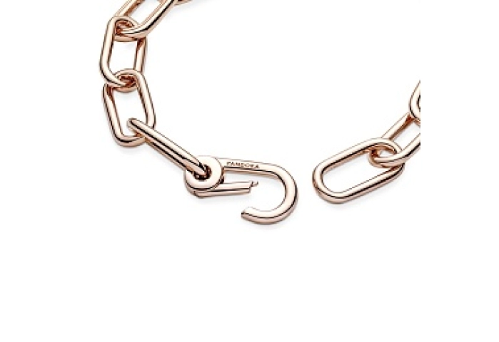 14k Rose gold-plated link bracelet/Браслет