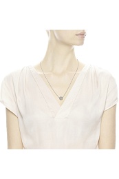 Silver necklace with clear cubic zirconia/Серебряная цепочка с чистым кубическим цирконием