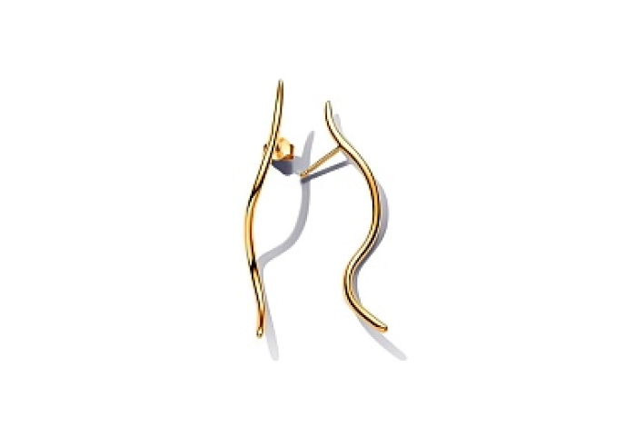 14k Gold-plated stud earrings
