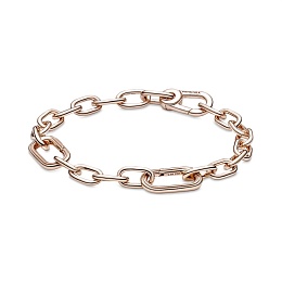 14k Rose gold-plated link bracelet/Браслет