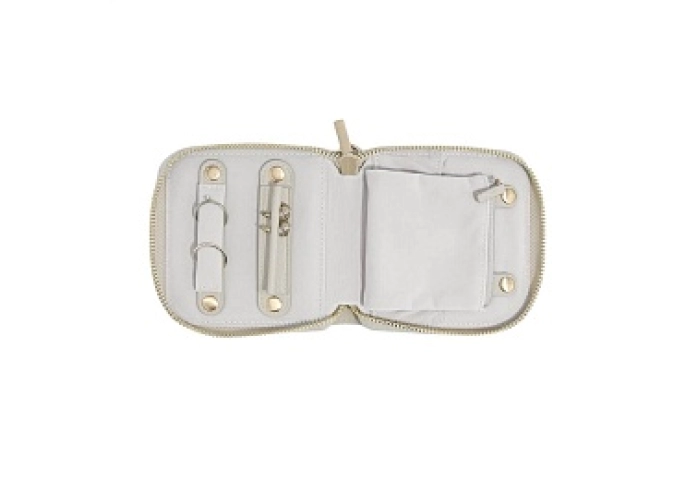 Oatmeal Compact Jewellery Roll