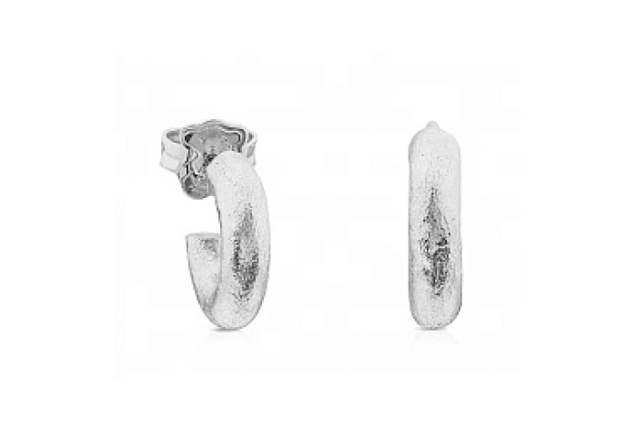 SILVER HOOP EARRINGS 14.5MM