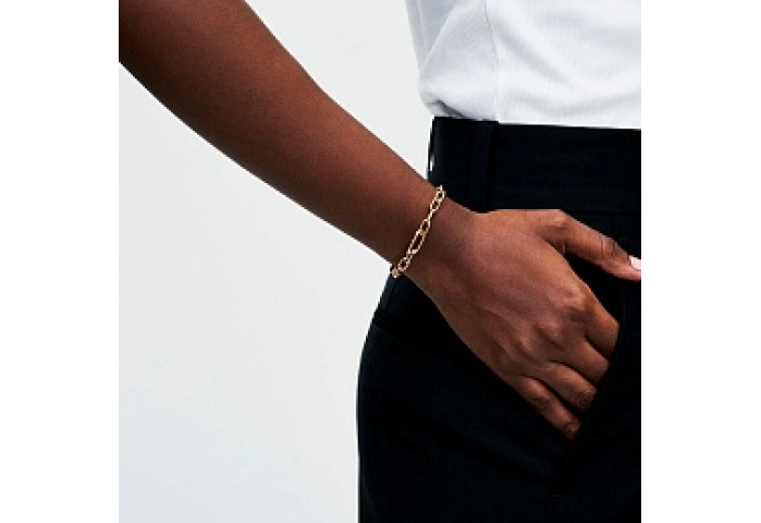 14k Gold-plated link bracelet