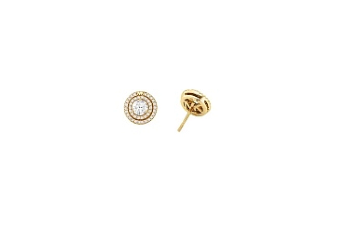EARRINGS STERLING SILVER WITH CZ