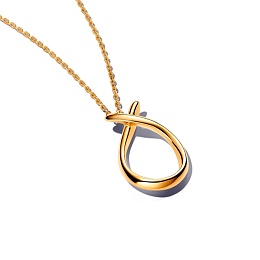 14k Gold-plated pendant necklace