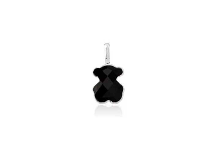 SILVER PENDANT ONYX 15MM