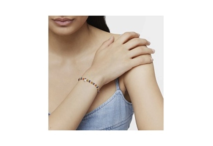 SILVER BRACELET BEAR ELASTIC