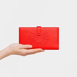 WALLET L.FLAP T MIRANDA RED