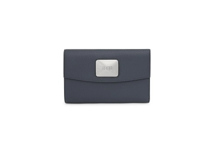 PU.COT,WALLET L.FLAP T LUCIA DARK GREY