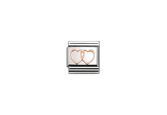 Composable Classic SIMBOLI acciaio  Doppi cuori